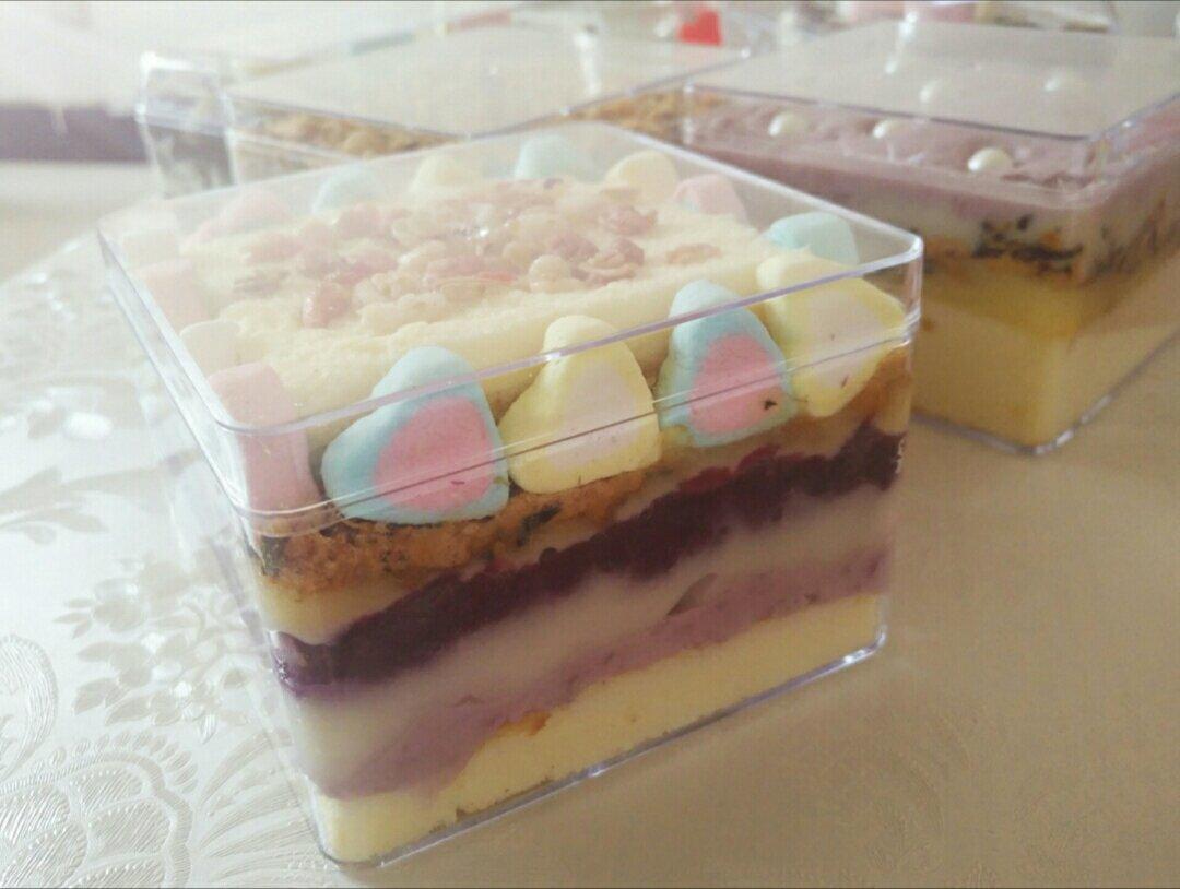 麻薯芋泥盒子蛋糕