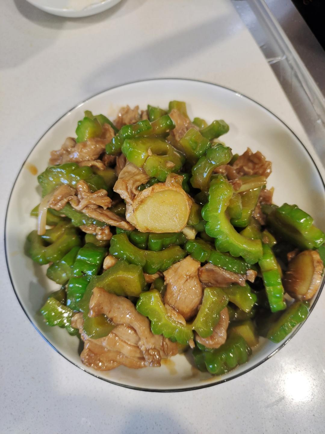 苦瓜炒肉丝