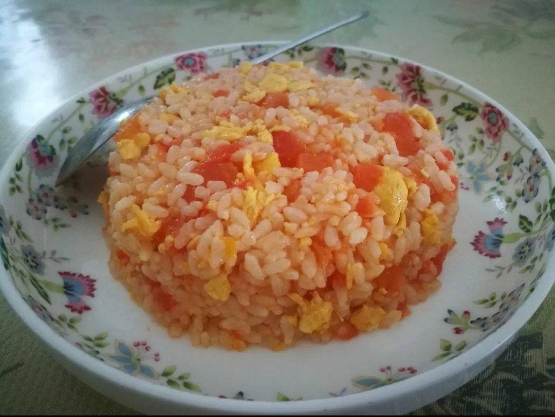 番茄鸡蛋炒饭