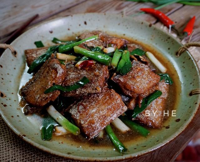 水乡小菜—胡葱带鱼的做法