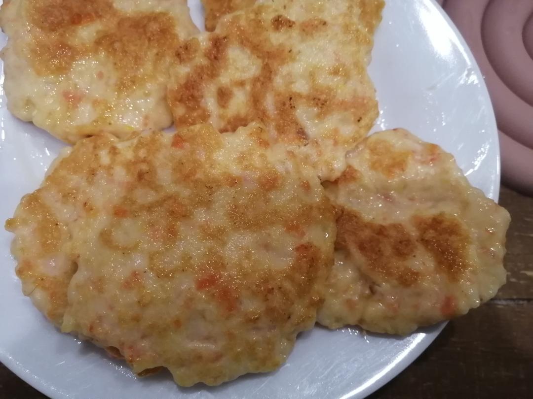 宝宝辅食-蔬菜虾饼