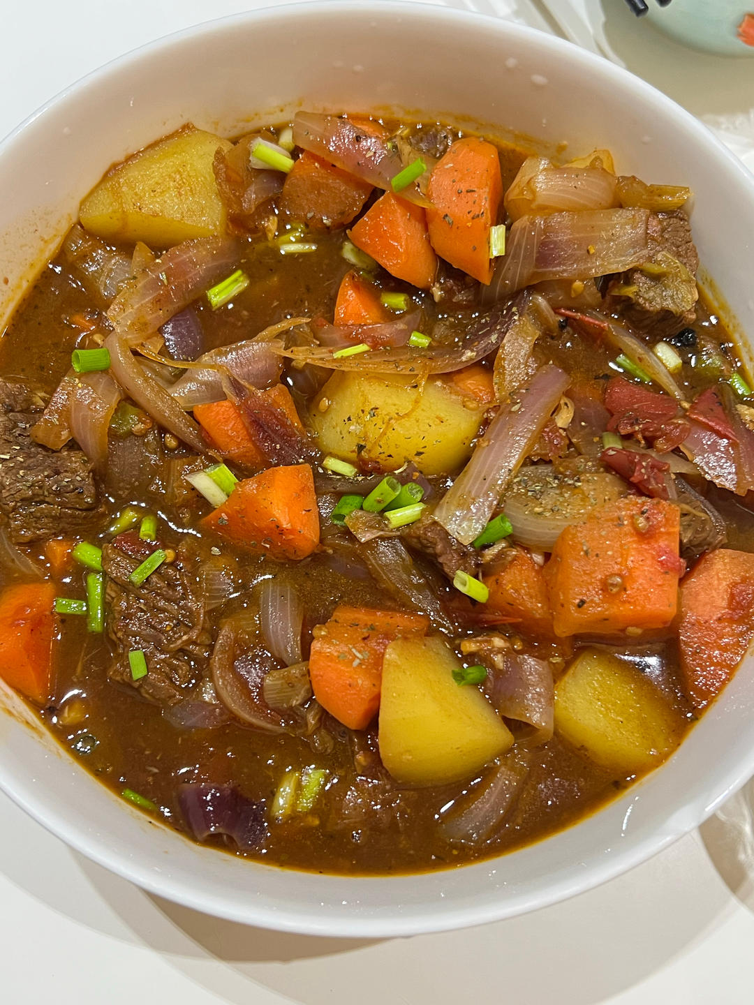 番茄土豆炖牛腩