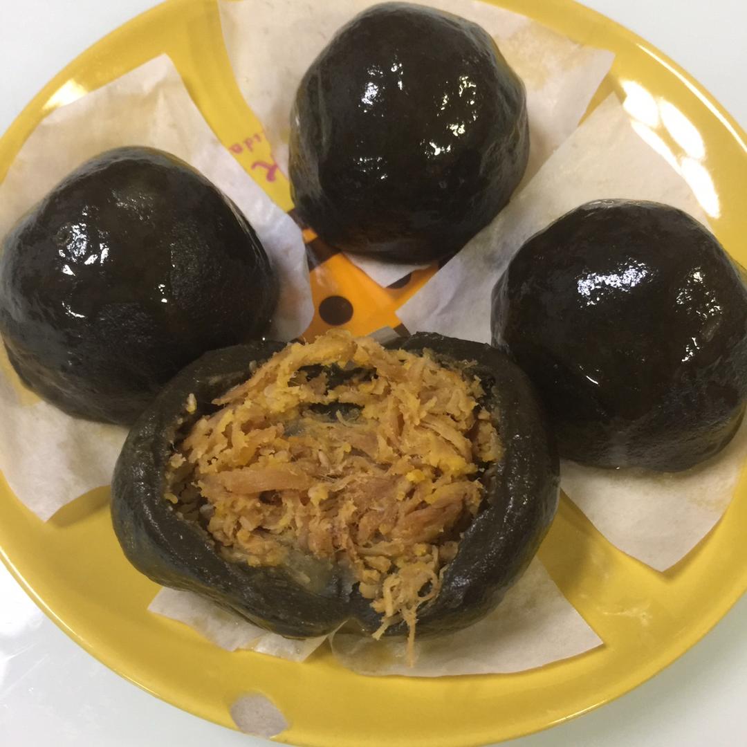 网红肉松咸蛋黄青团(抹茶版)