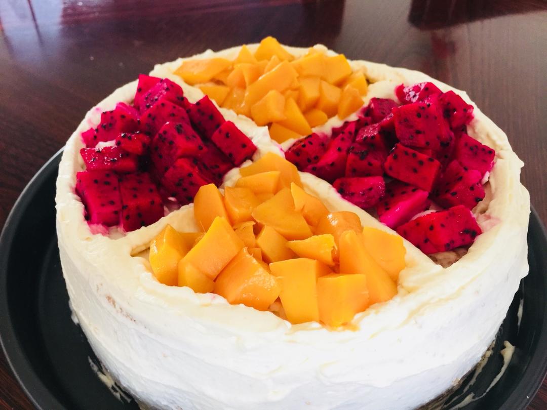 简单好做的8寸戚风蛋糕