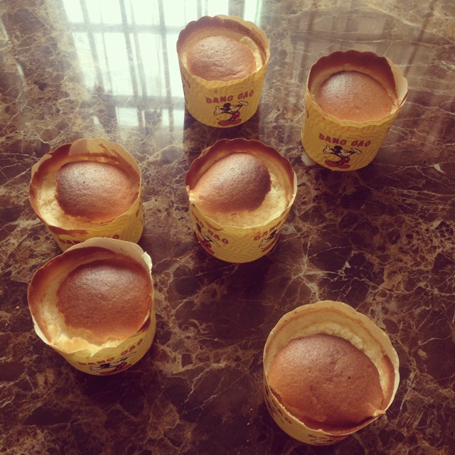 棉花纸杯蛋糕