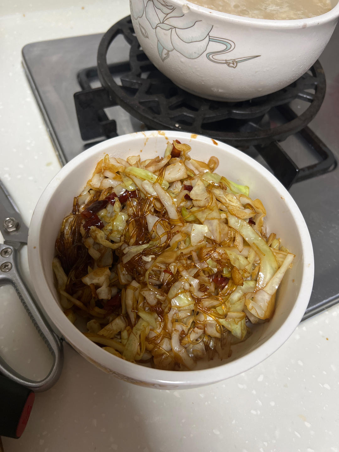 包菜粉丝（粉丝炒包菜）