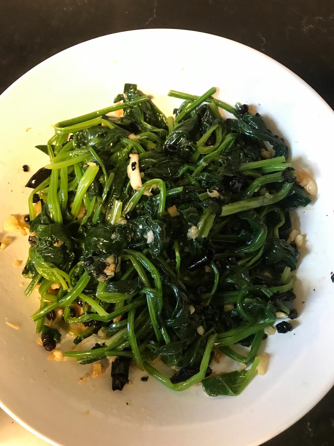 凉拌菠菜(家传秘方)