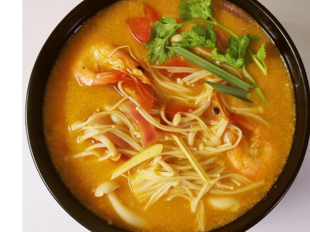 被夸爆的冬阴功汤【泰国学厨】超级好操作！