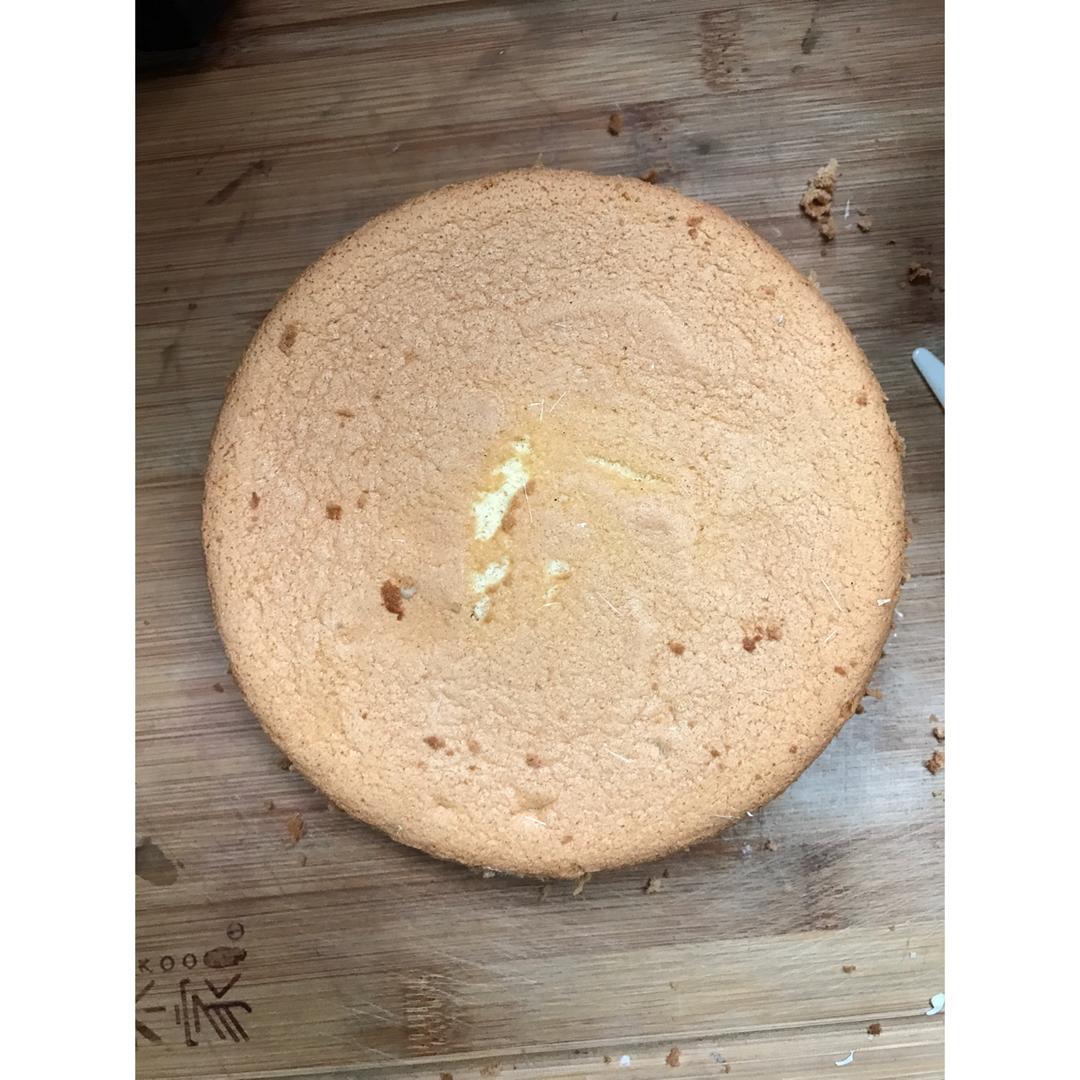 超简单完美戚风蛋糕（6寸2蛋）附打发、翻拌、脱模视频