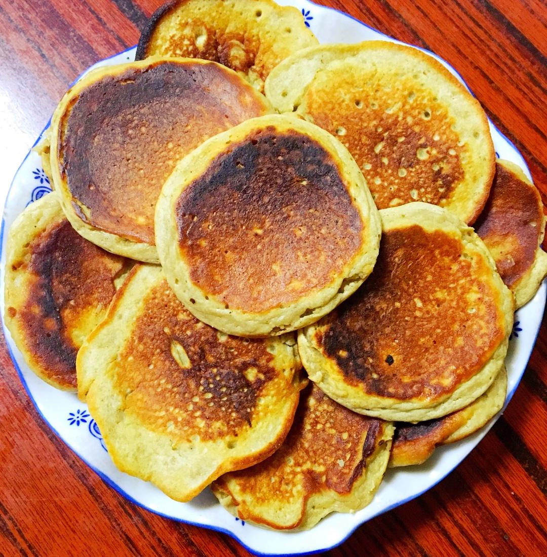 无油裸燕麦酸奶松饼