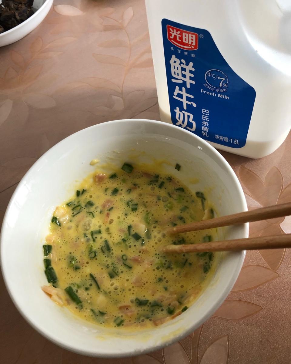 鸡蛋培根饼