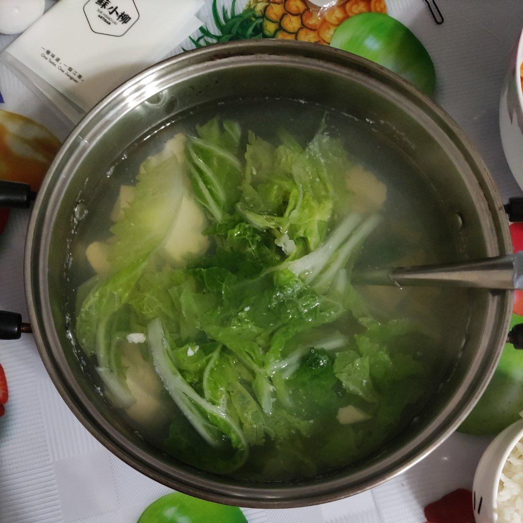 白菜豆腐汤