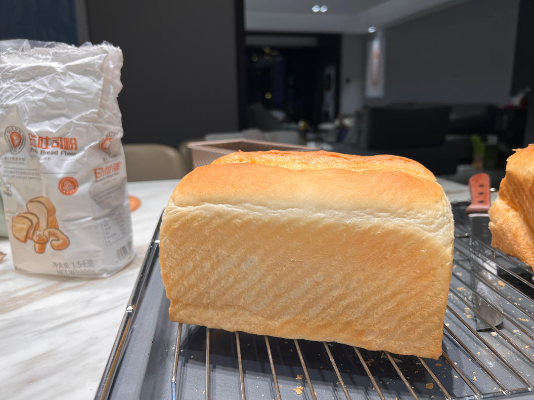 软嫩的乳酪吐司---风炉两层山形吐司同烤记录