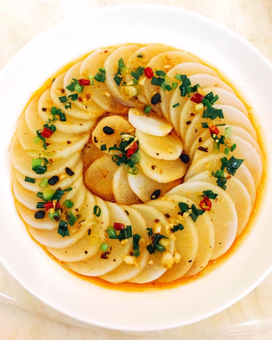 微笑在我心中做的清蒸白萝卜