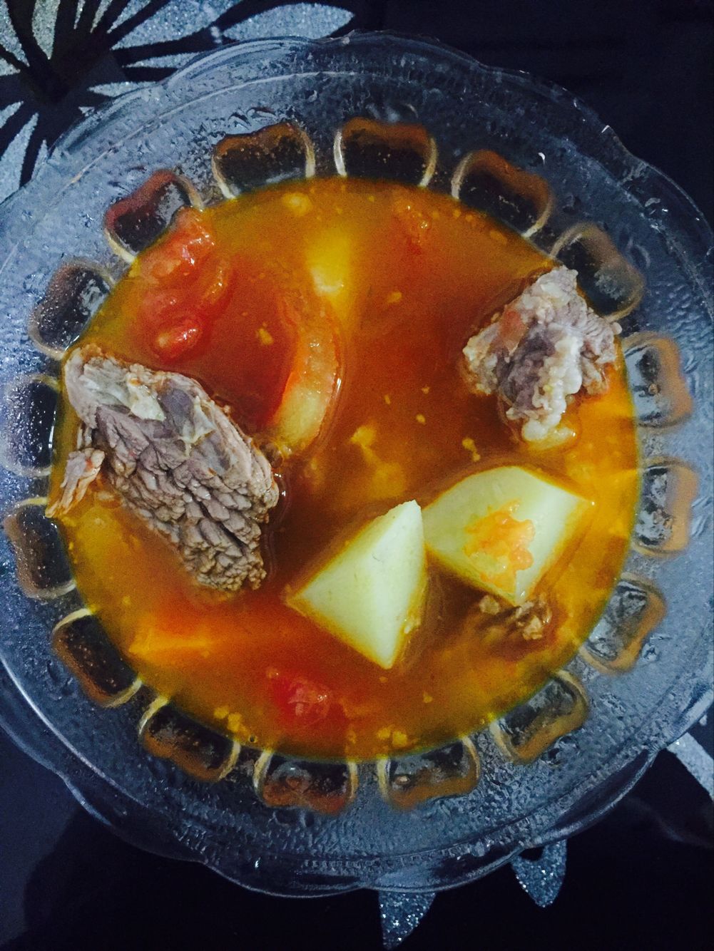 土豆番茄牛腩汤