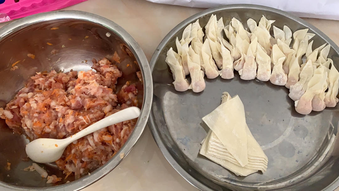 儿童馄饨包法