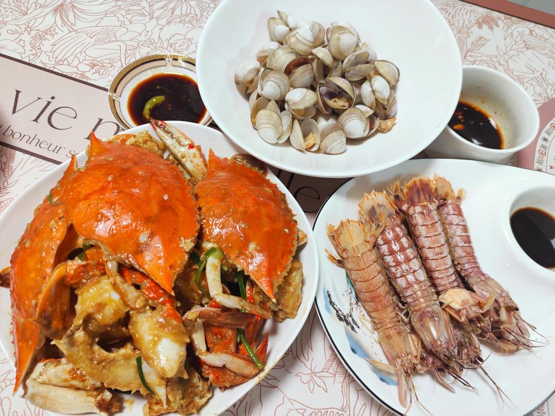 香爆梭子蟹
