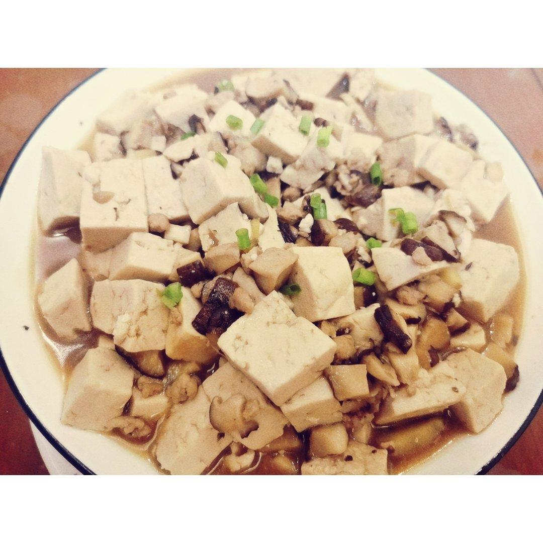 香菇肉末豆腐
