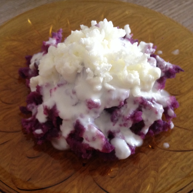 酸奶紫薯的做法