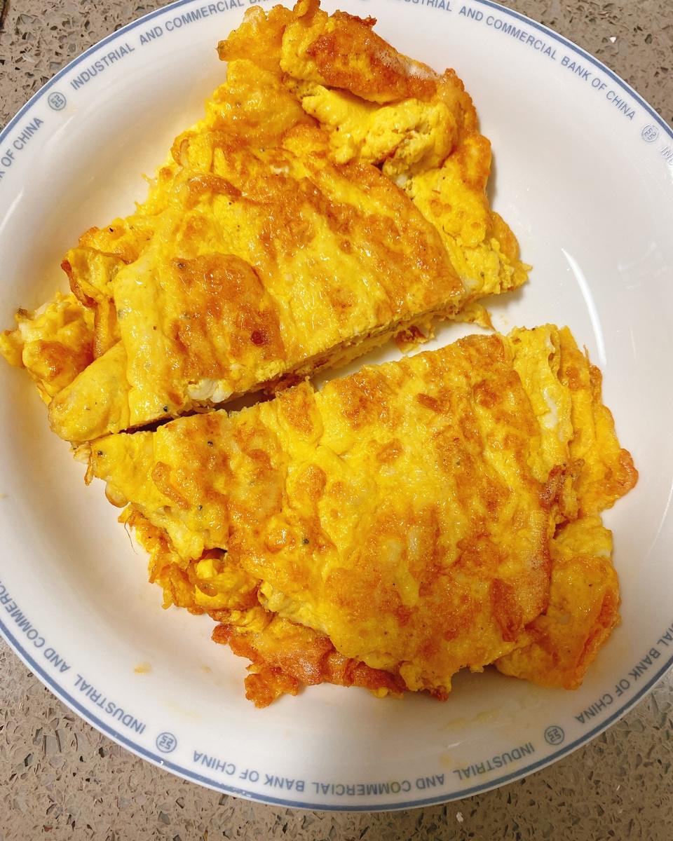 白饭鱼(银鱼)煎蛋