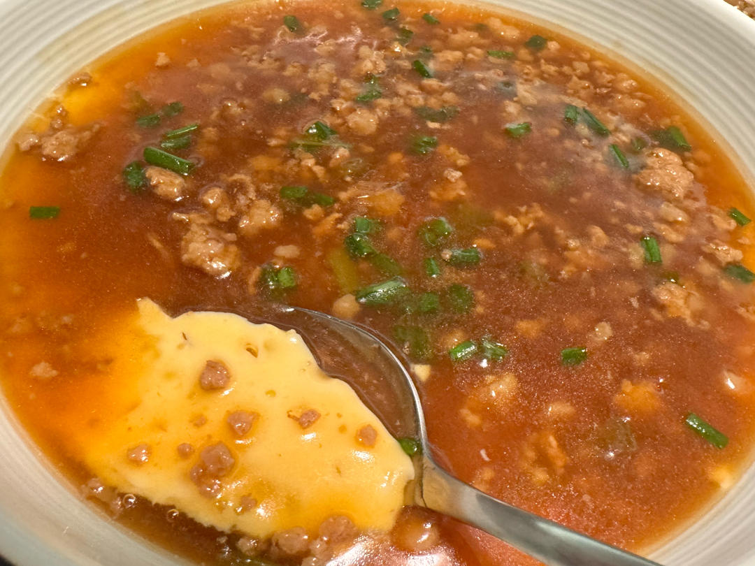 嫩过布丁的肉末蒸蛋｜微波炉食谱·优质高蛋白