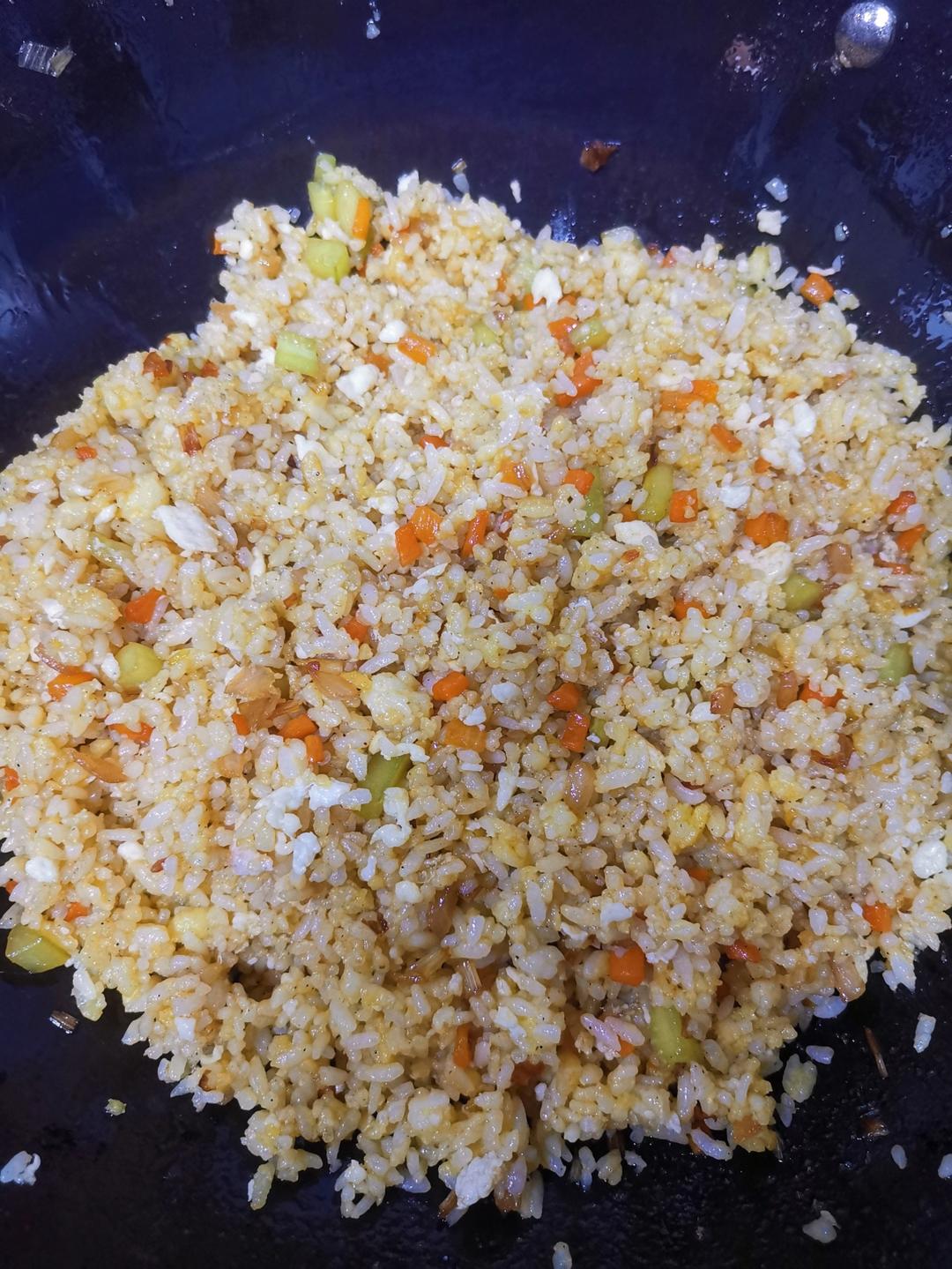 炒米饭蛋炒饭二十分钟快手家常