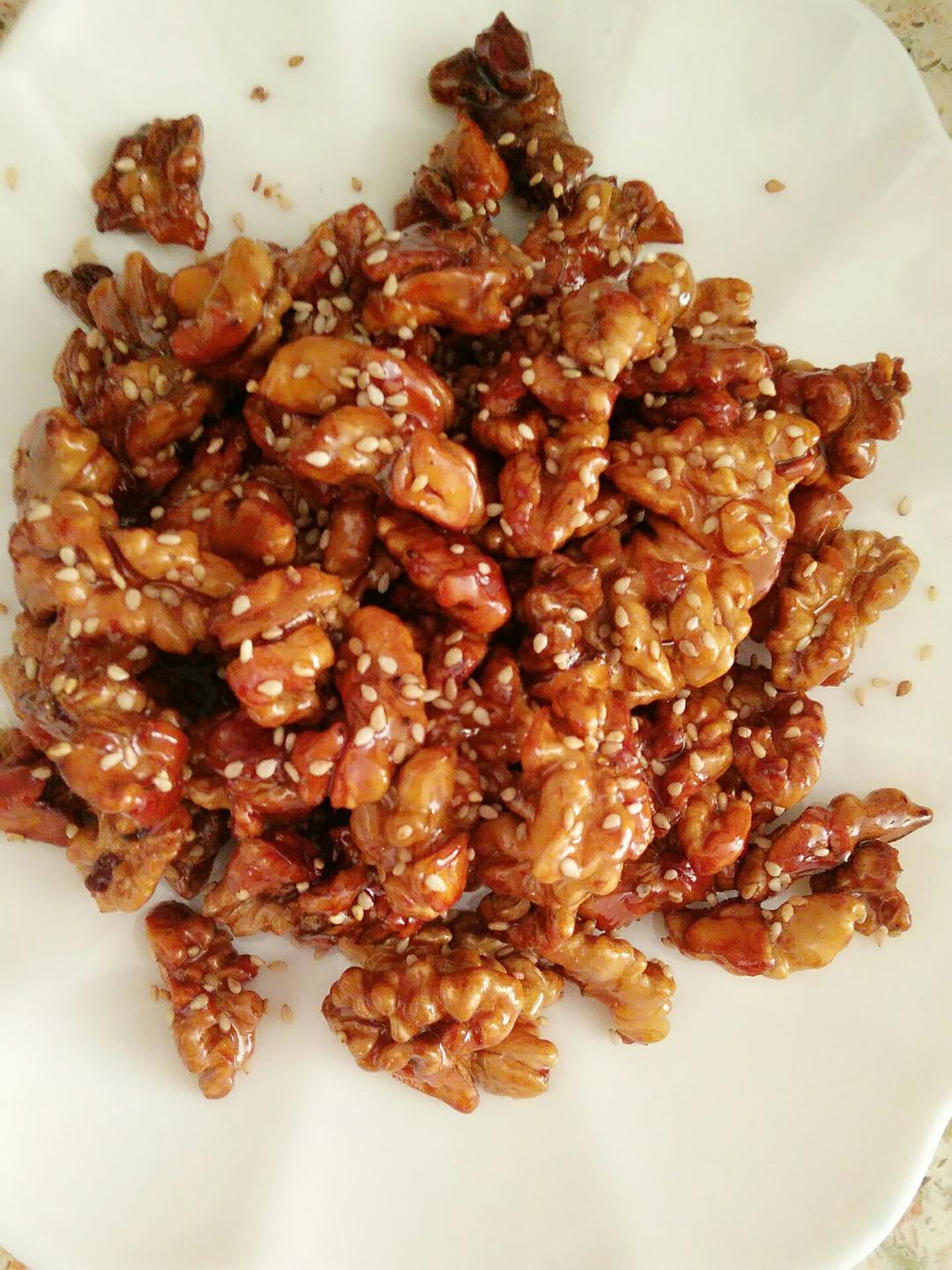 木子雅熙做的琥珀核桃仁