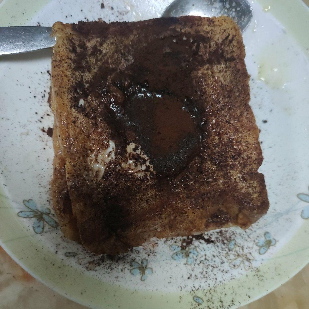 快手港式小甜品｜一秒流心的阿华田漏奶华西多士