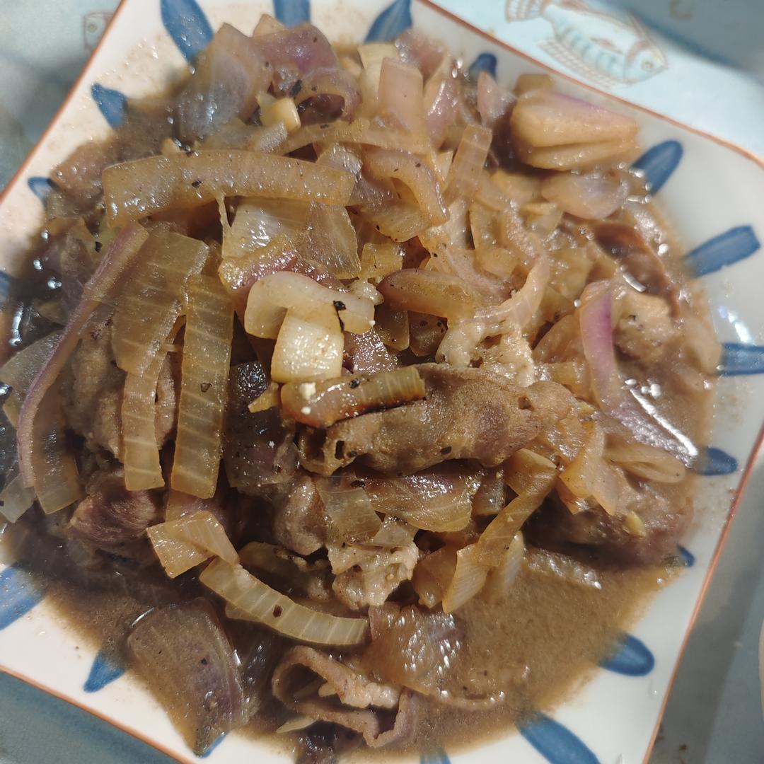 洋葱炒羊肉卷/肥牛