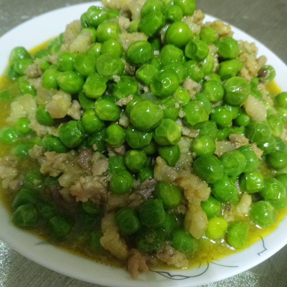 芳芳妞儿做的烂肉豌豆
