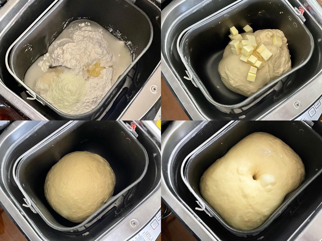 纯奶手撕吐司的做法 步骤1