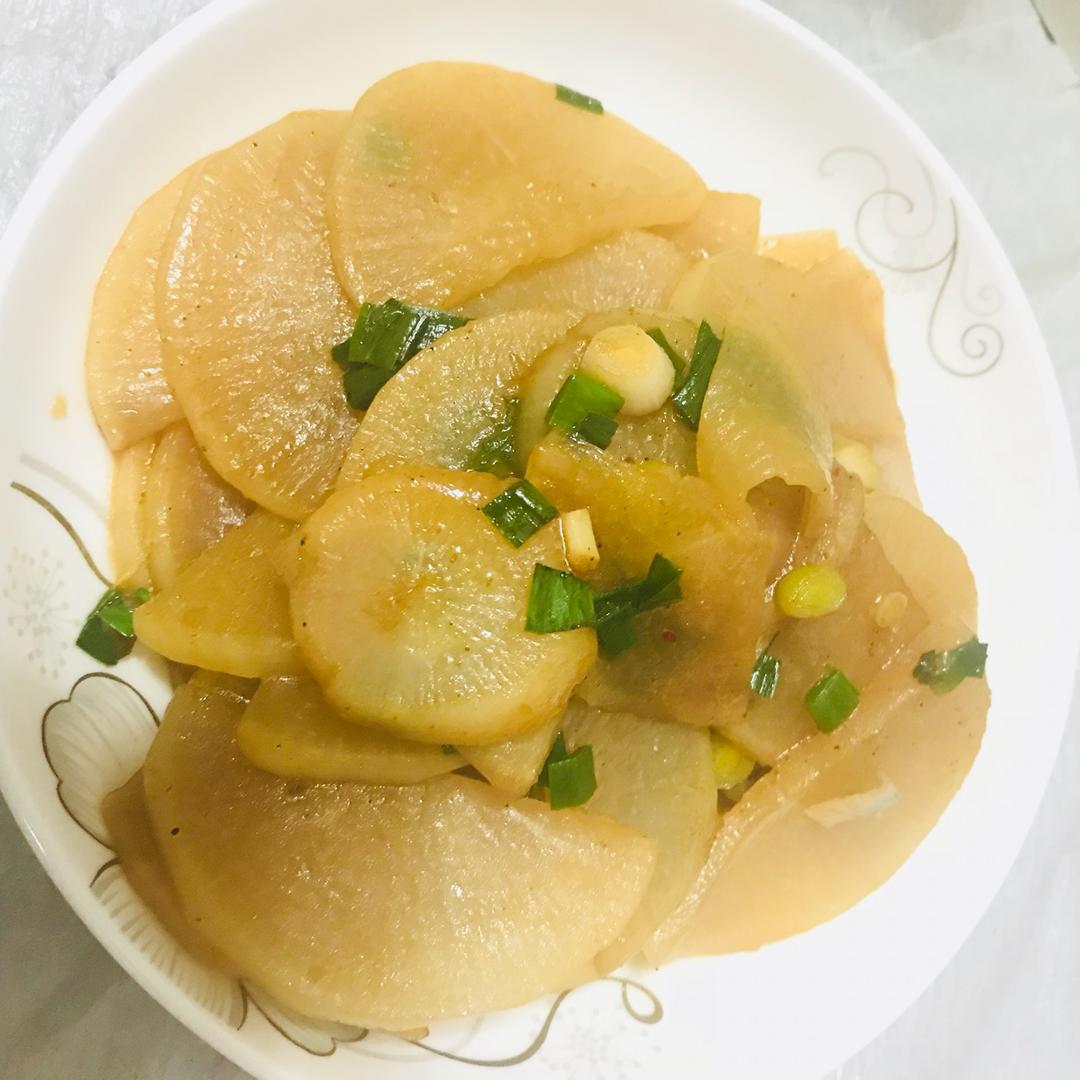 炒白萝卜