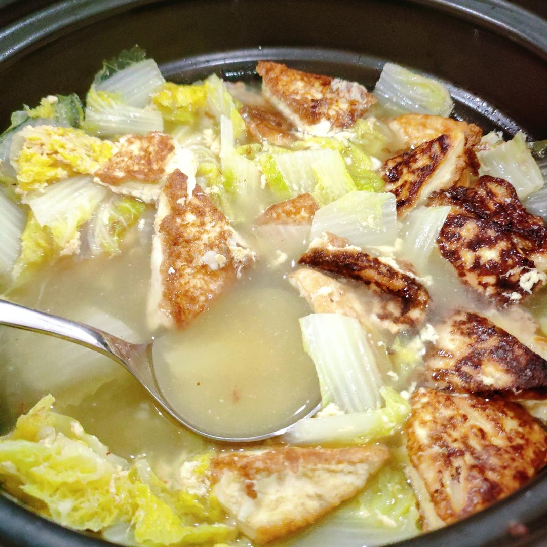 减脂餐｜白菜豆腐煲