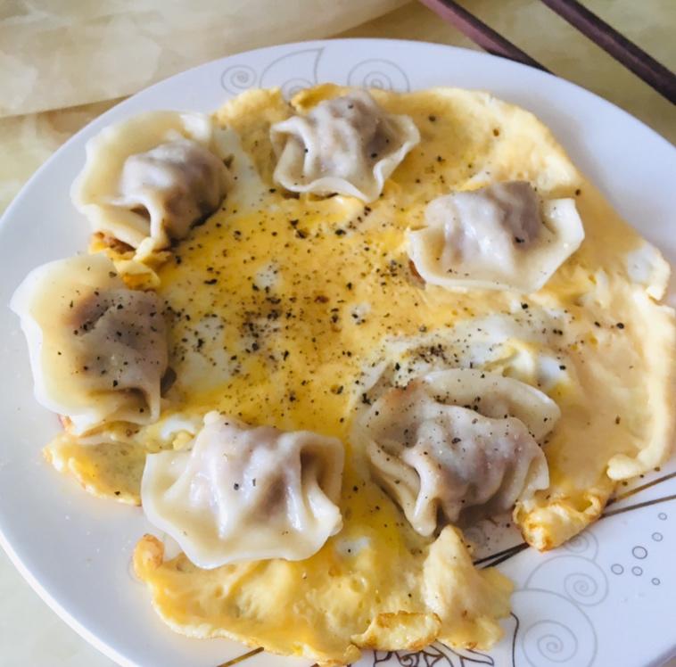 懒人快手抱蛋煎饺