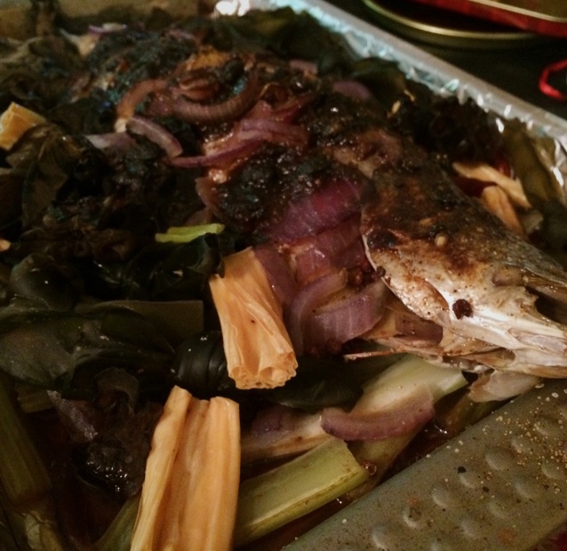 烤箱烤鱼