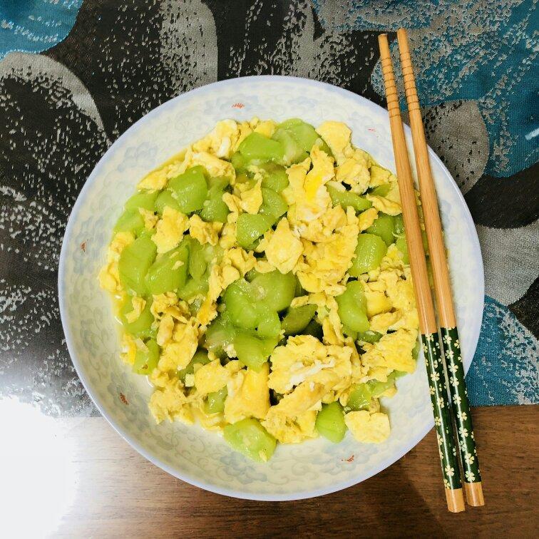 丝瓜炒蛋