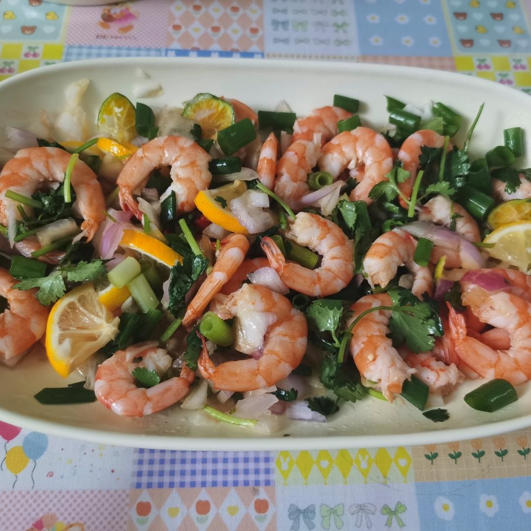 泰式柠檬虾