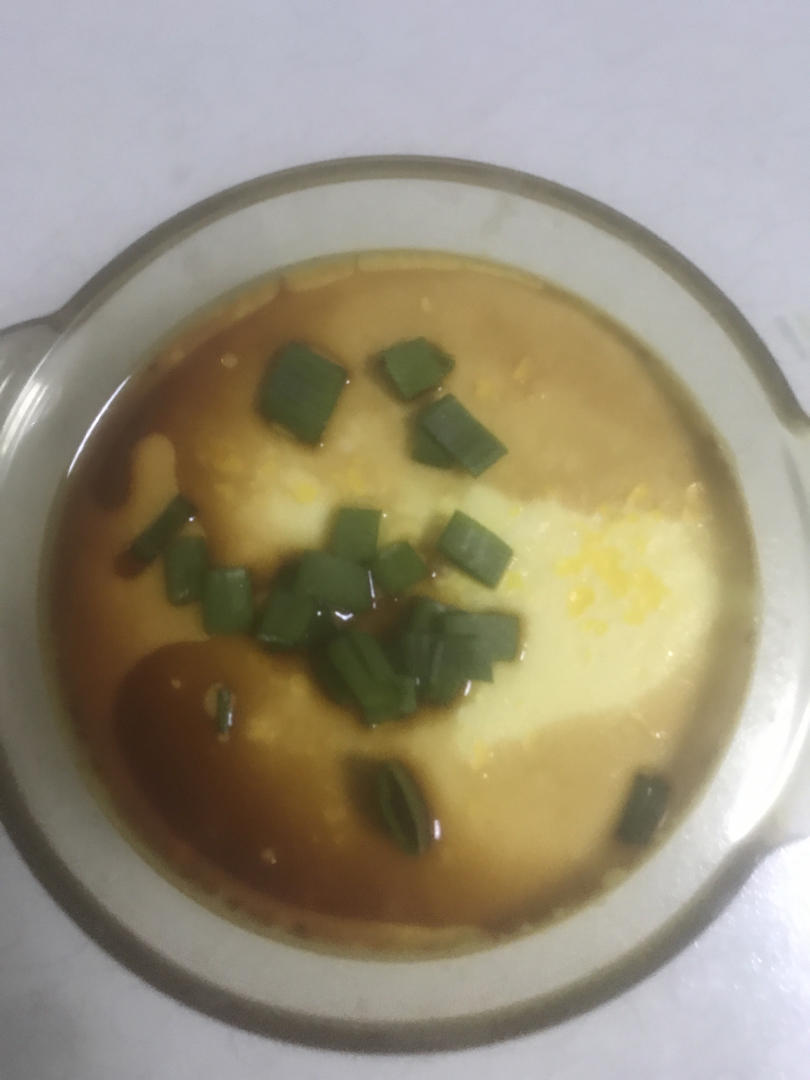 嫩滑水蒸蛋❗️简单几步就能做❗️❗️巨好吃～