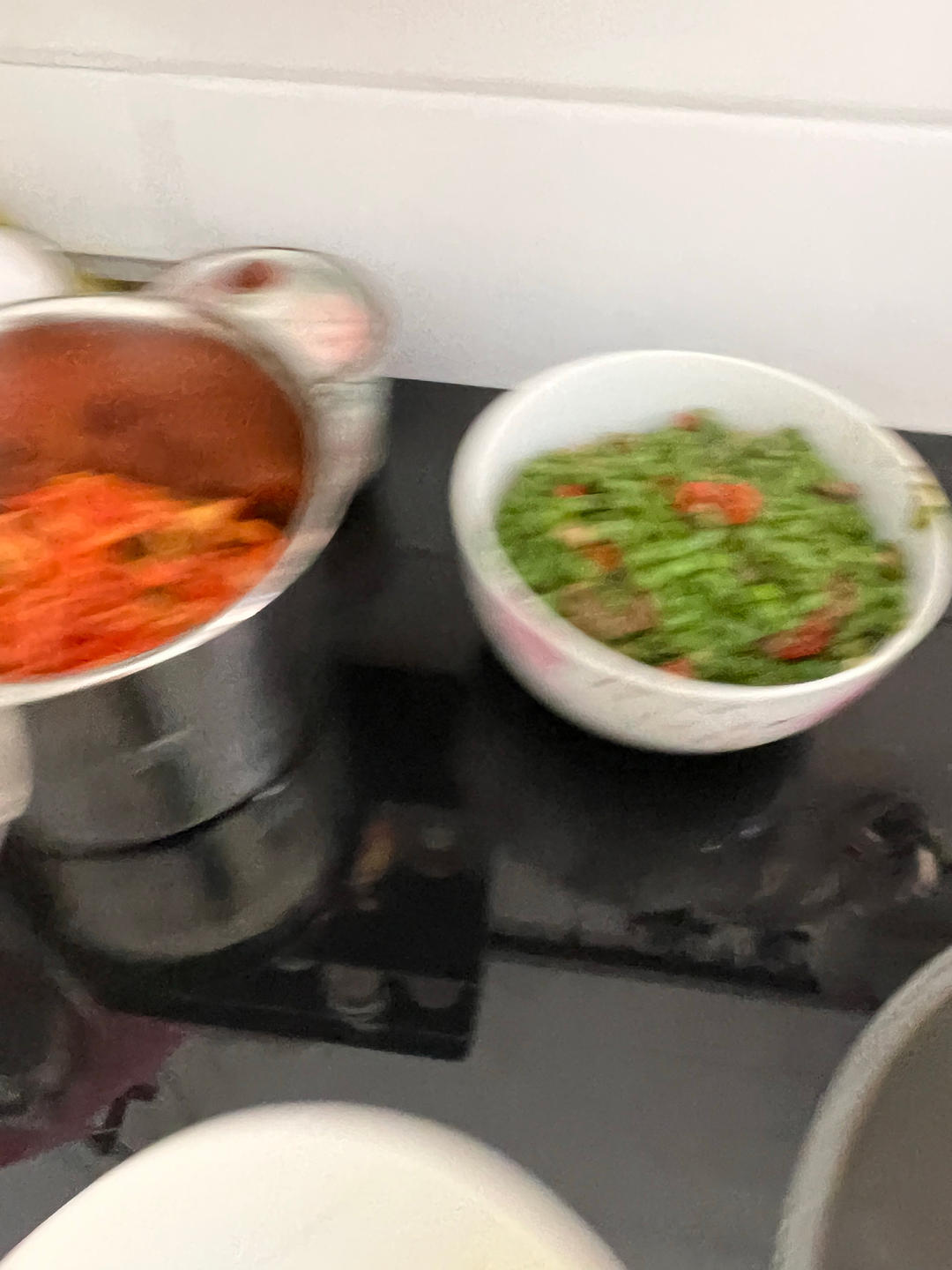 肉沫豆角下饭菜