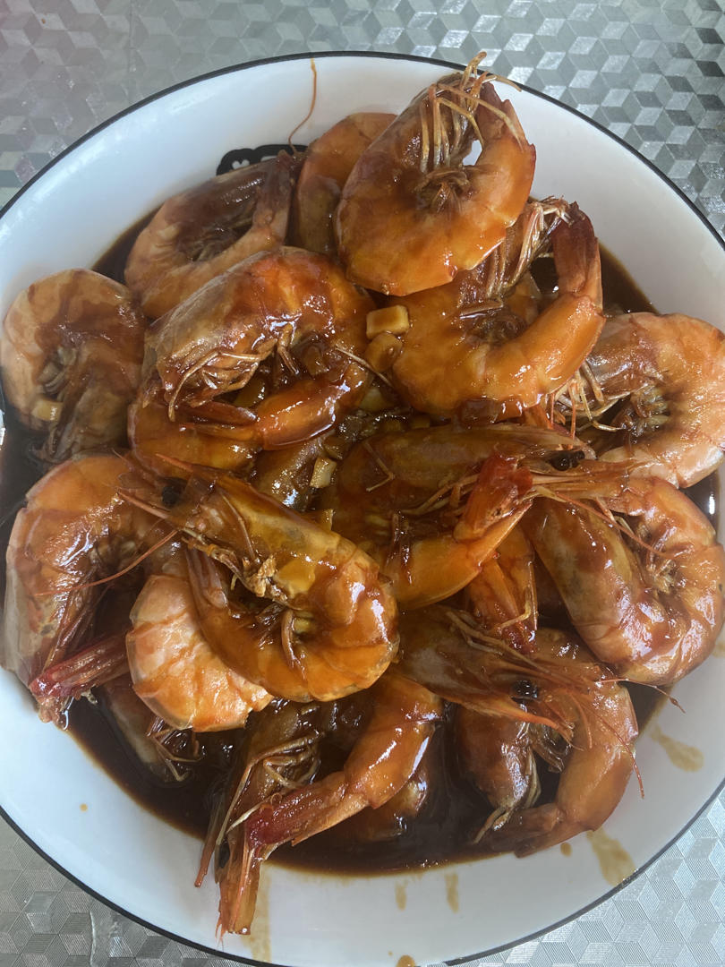 家庭版油焖大虾