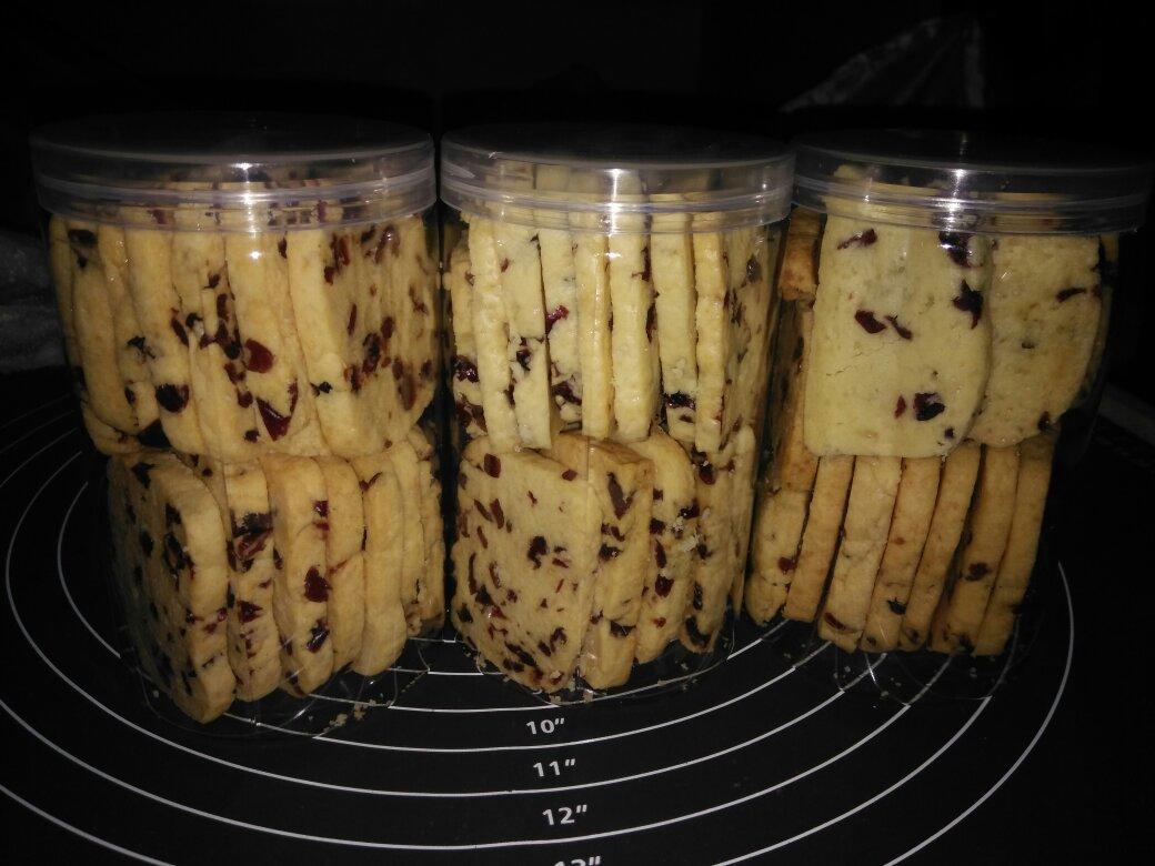 低糖少油版蔓越莓饼干