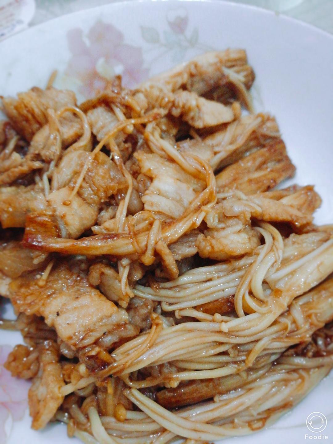 肉末金针菇