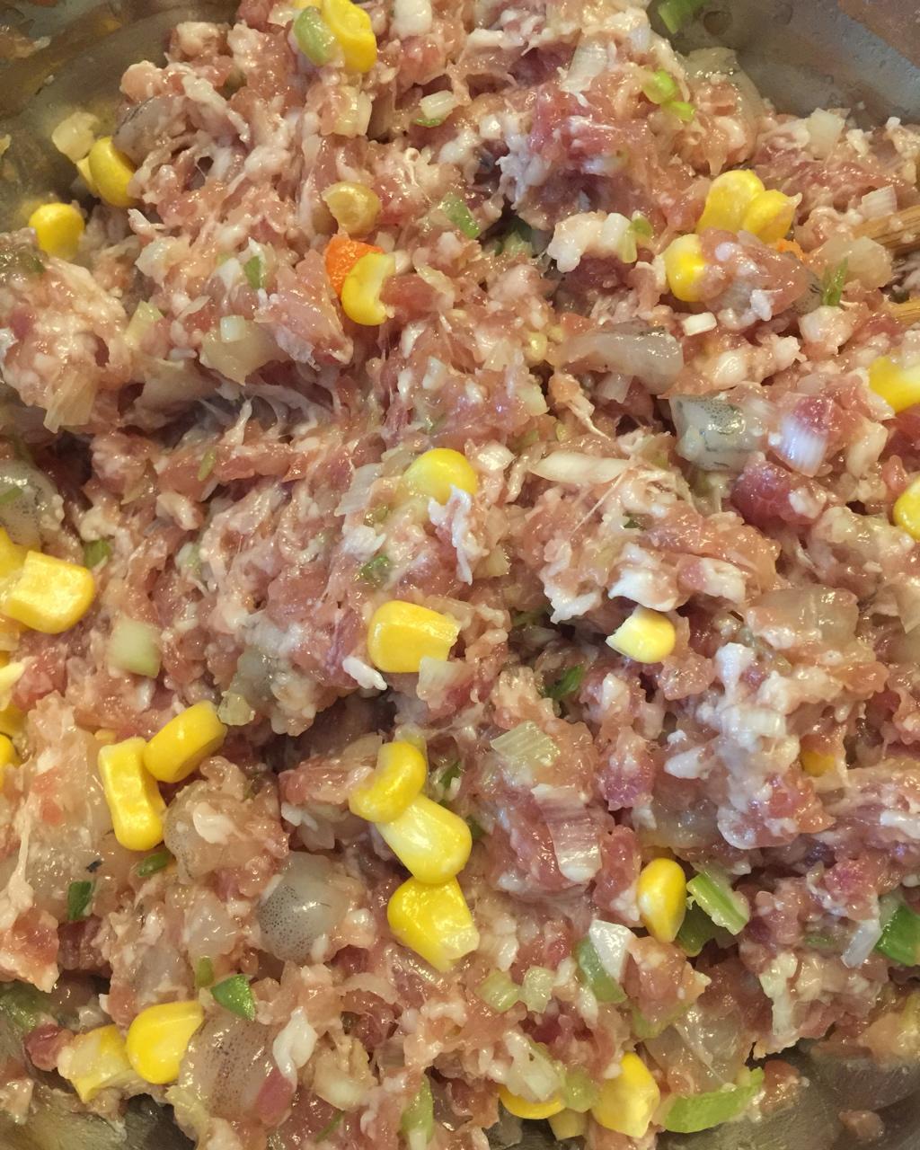 鲜肉虾仁玉米馄饨
