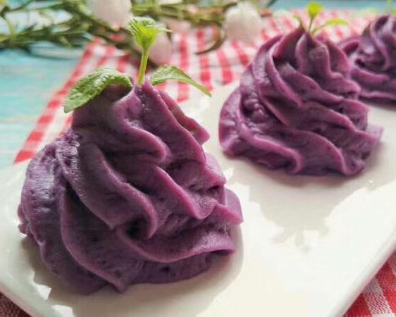 香甜紫薯泥的做法