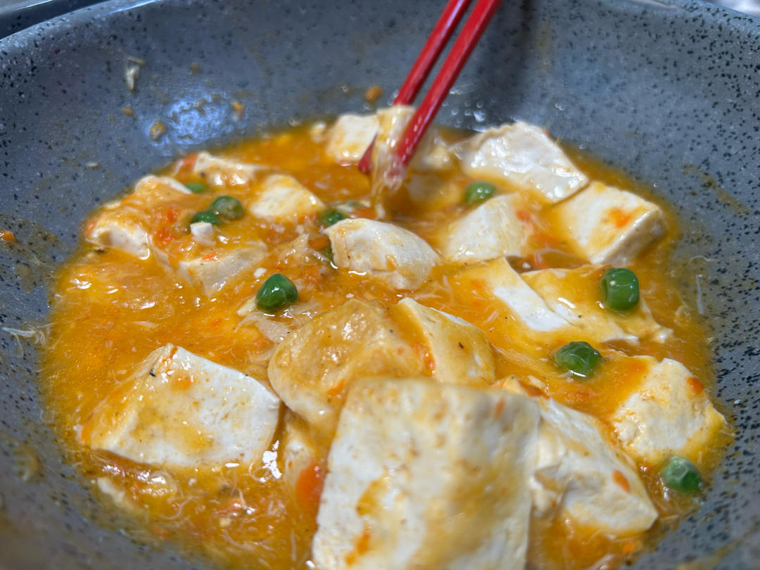 蟹黄豆腐（咸蛋黄版）