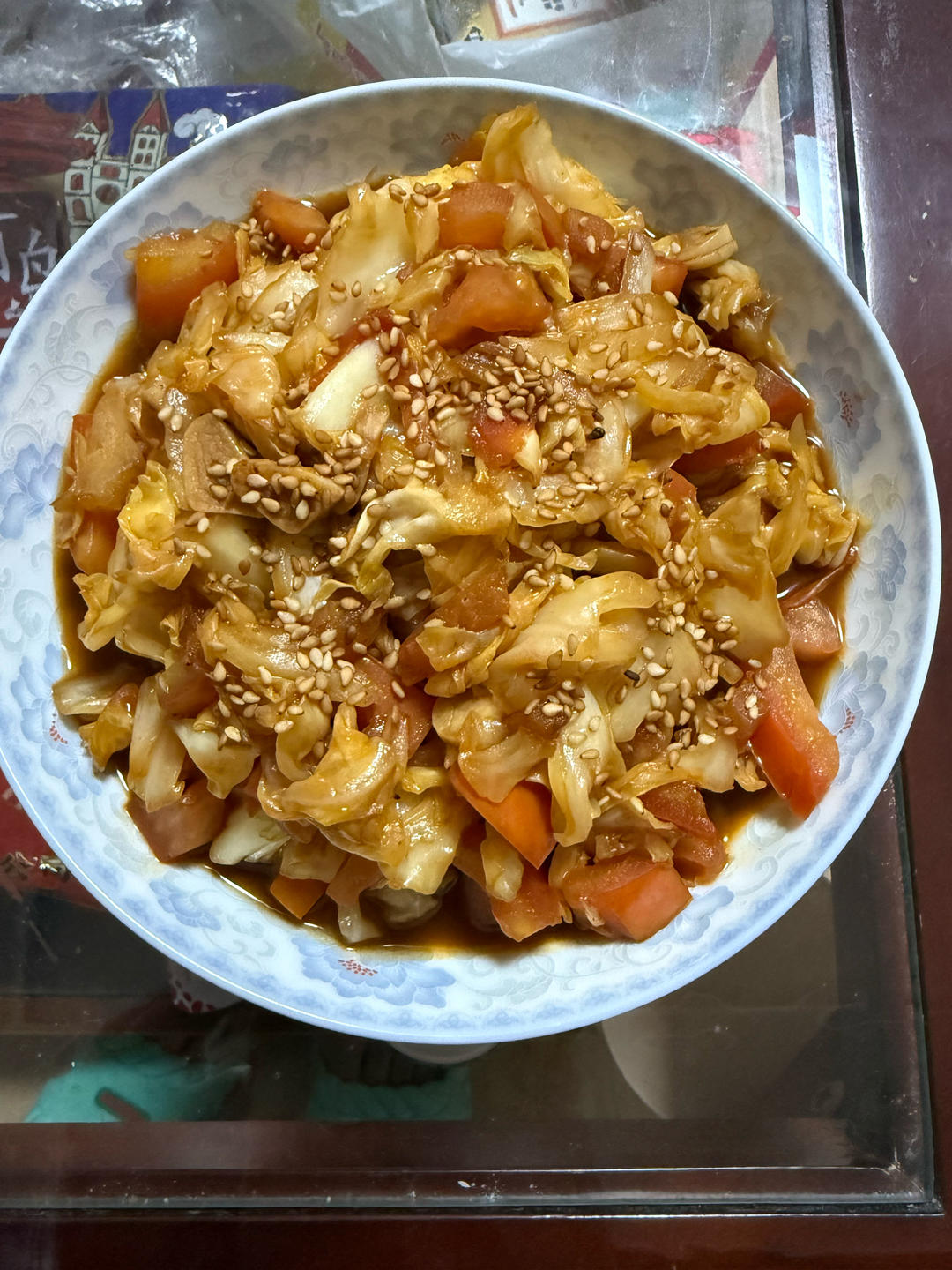 番茄圆白菜