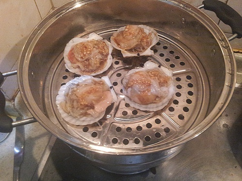 蒜蓉粉丝蒸扇贝