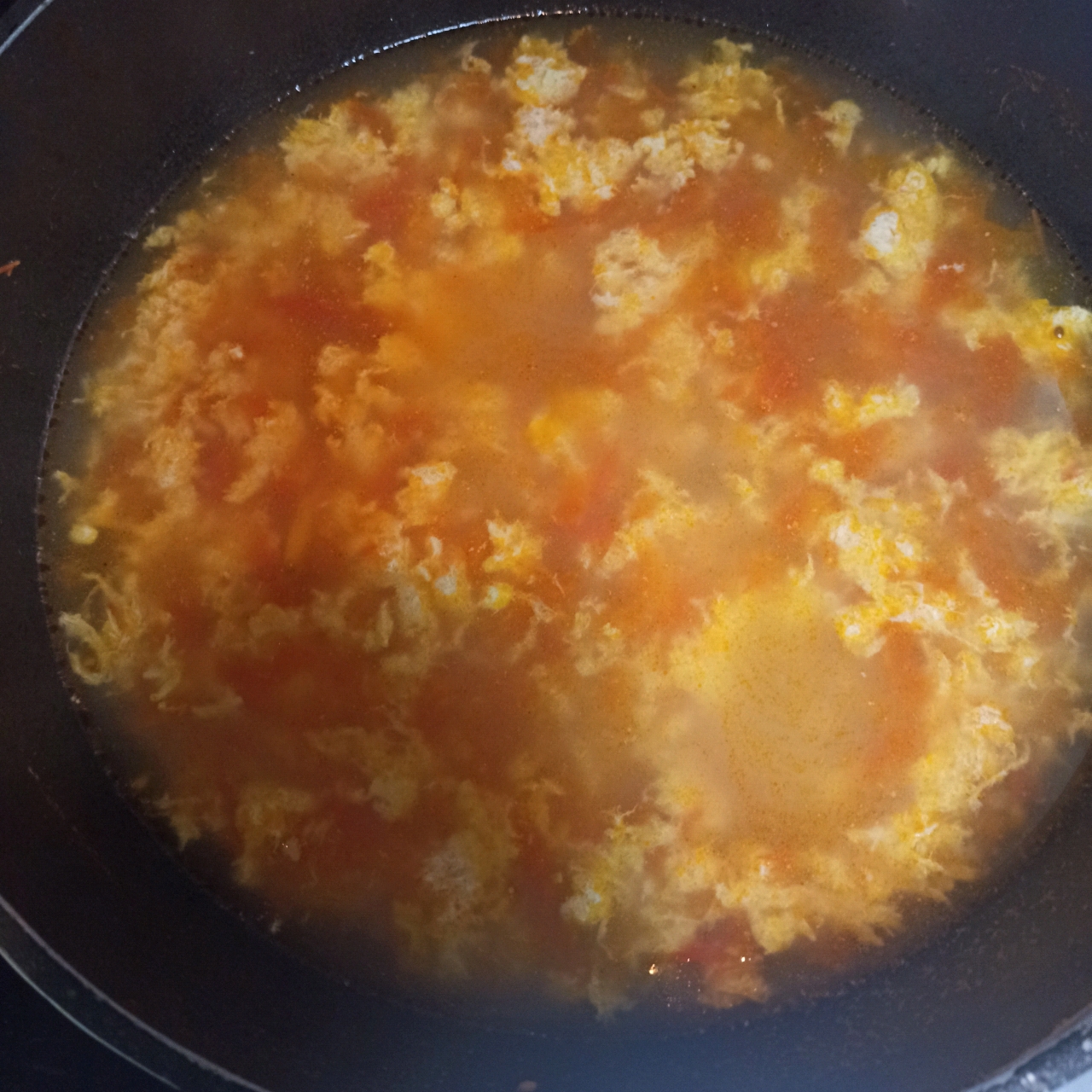 做法简单味道却不简单的西红柿鸡蛋汤 口味浓郁 零失败 每次都光盘