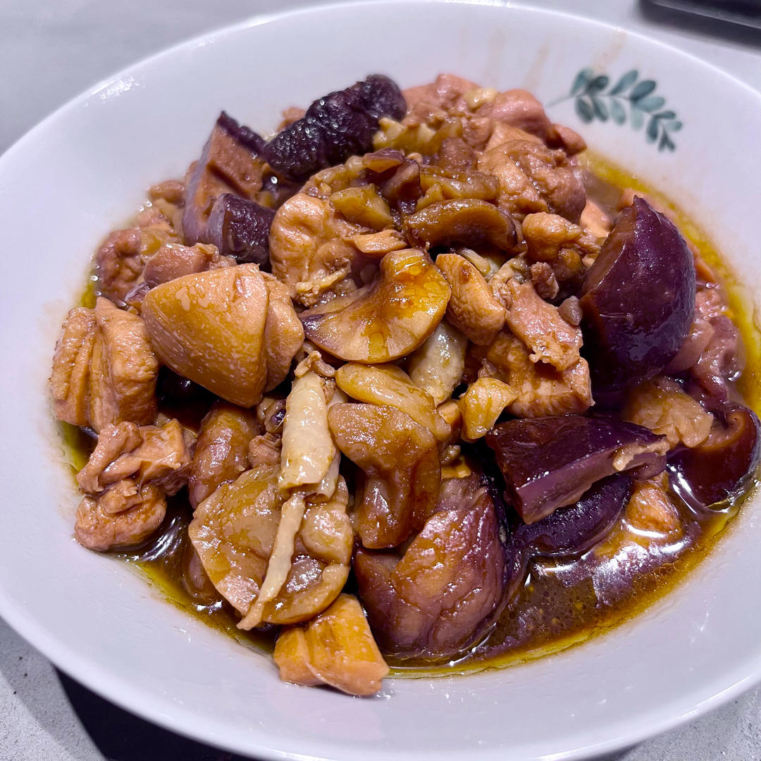 【栗子烧鸡】鸡肉都给你吃，栗子归我~