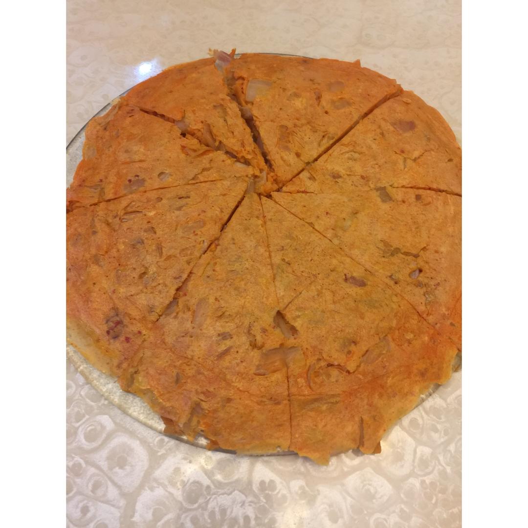 堂妈教你做泡菜饼